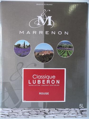 Bib 5 litres Côtes du Lubéron rouge Grand Marrenon