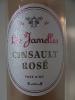 CINSAULT Rosé 2021 Les Jamelles 75 cl