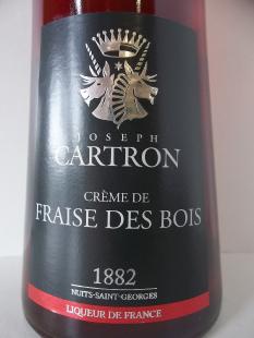 Crème de Bourgogne  Crème de Fraise des Bois Joseph Cartron