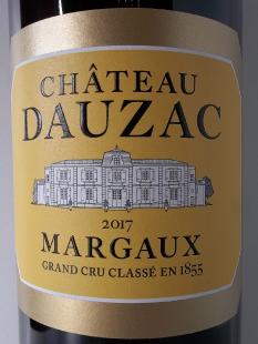 Vins de Bordeaux| grand cru classé Margaux Chateau DAUZAC 2017 5ème Grand  Cru Classé |