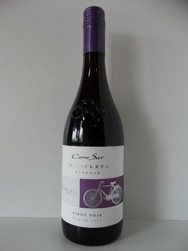 Cono Sur  Bicicleta Reserve Pinot Noir 2018 Chili Central Valley Sélection Olivier POUSSIER Meilleur Sommelier au Monde 2000