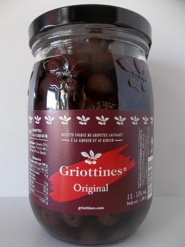 GriottinesGriottes  sauvages de Fougerolles  Bocal 1 Litre