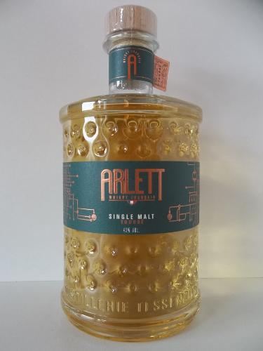 ARLETT Single Malt Tourbé  Whisky Français 43°C TESSENDIER