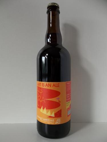 ART IS AN ALE ABSTRACT AMBER ALE 75 CL 5.5°C
