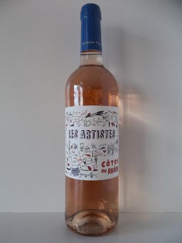 Côtes du Rhône Rosé Les Artistes 2022 BIO Les Vignerons RHONEA
