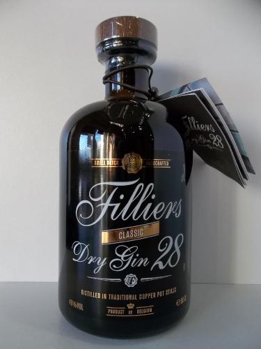 GIN FILLIERS Dry 28  50 cl 46°C