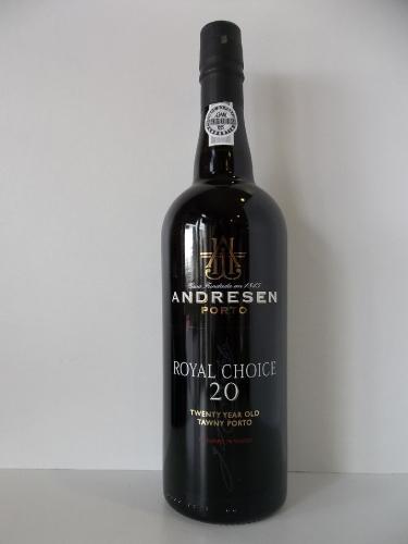 Porto Royal choice  Andresen rouge 20 ans 20°C 70 CL
