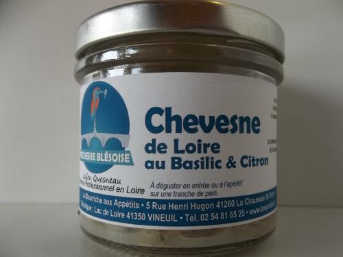 Rillettes de Chevesne de Loire 80Gr La Pêcherie Blésoise Chambord, La Bourriche aux Appétits
