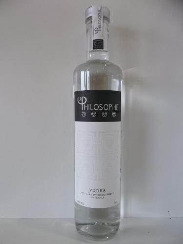 Vodka La PHILOSOPHE ' Artisanale 100 % FRANCAISE 40°C 70 CL